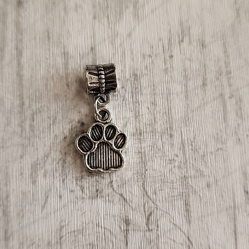 Paw Print Charm Will FIT Pandora and other European Systems